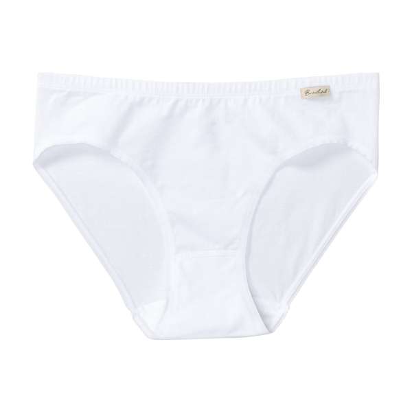 Bequemer Bikinislip aus Bio-Baumwolle ohne Seitennähte Bequemer Bikinislip aus Bio-Baumwolle ohne Seitennähte