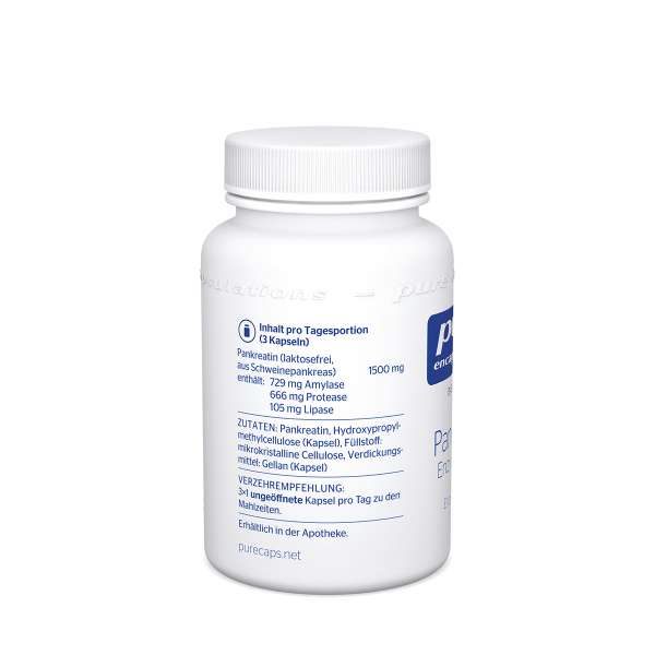 PURE Pankreatin Enzym Formel 60 Kapseln