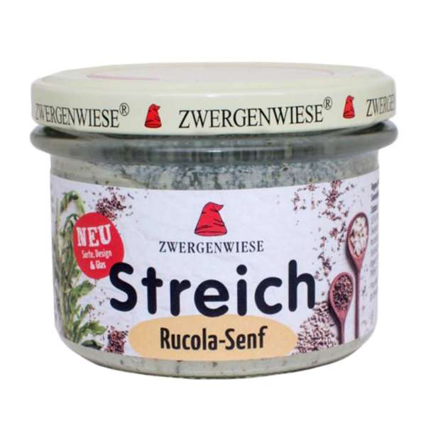 Zwergenwiese Rucola Brotaufstrich mit Senf Zwergenwiese Rucola Brotaufstrich mit Senf
