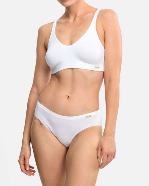 Bequemer Bikinislip aus Bio-Baumwolle ohne Seitennähte