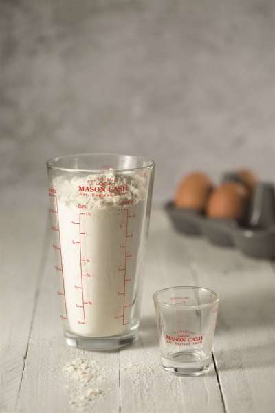 Mason Cash Mini-Messbecher: Robustes Glas, 4 Skalen, 35 ml