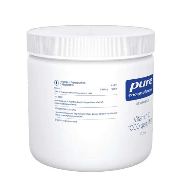 Pure Encapsulations Vitamin C 1000 Pulver gepuffert