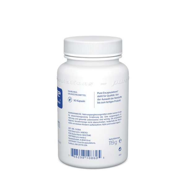 PURE Calcium (MCHA) 250 mg, 90 Kapseln