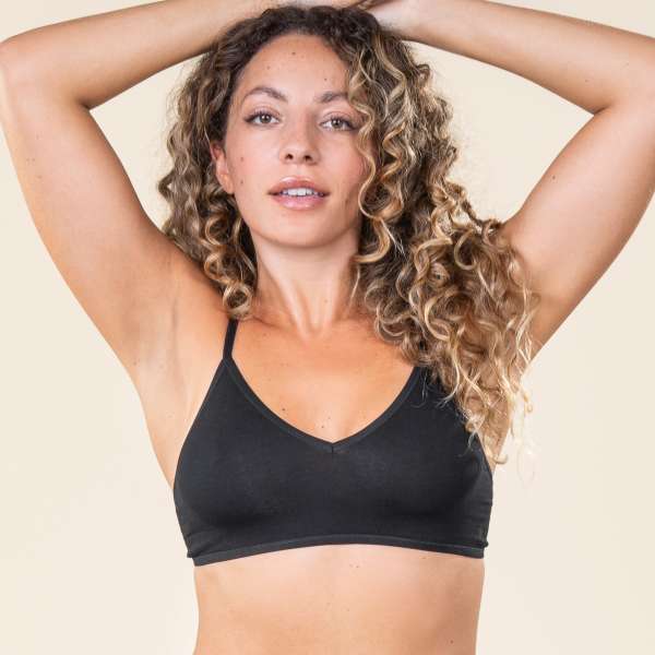 Living Crafts Damen Bustier Tamilla aus Bio-Baumwolle, 2er-Pack