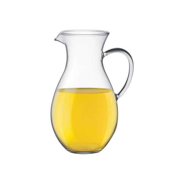 Glas Wasserkaraffe mit Henkel: gießt ohne zu tropfen